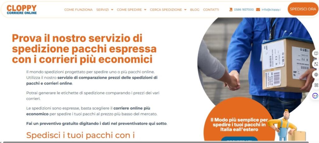 Cloppy: il comparatore di corrieri nato a Livorno che fa risparmiare fino all’80% sulle spedizioni
